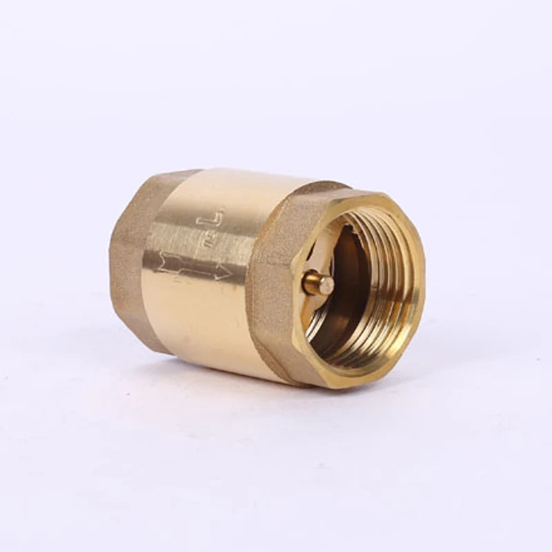 Латунный пружинный обратный клапан с резьбой односторонний для жидкого газа AUG889
