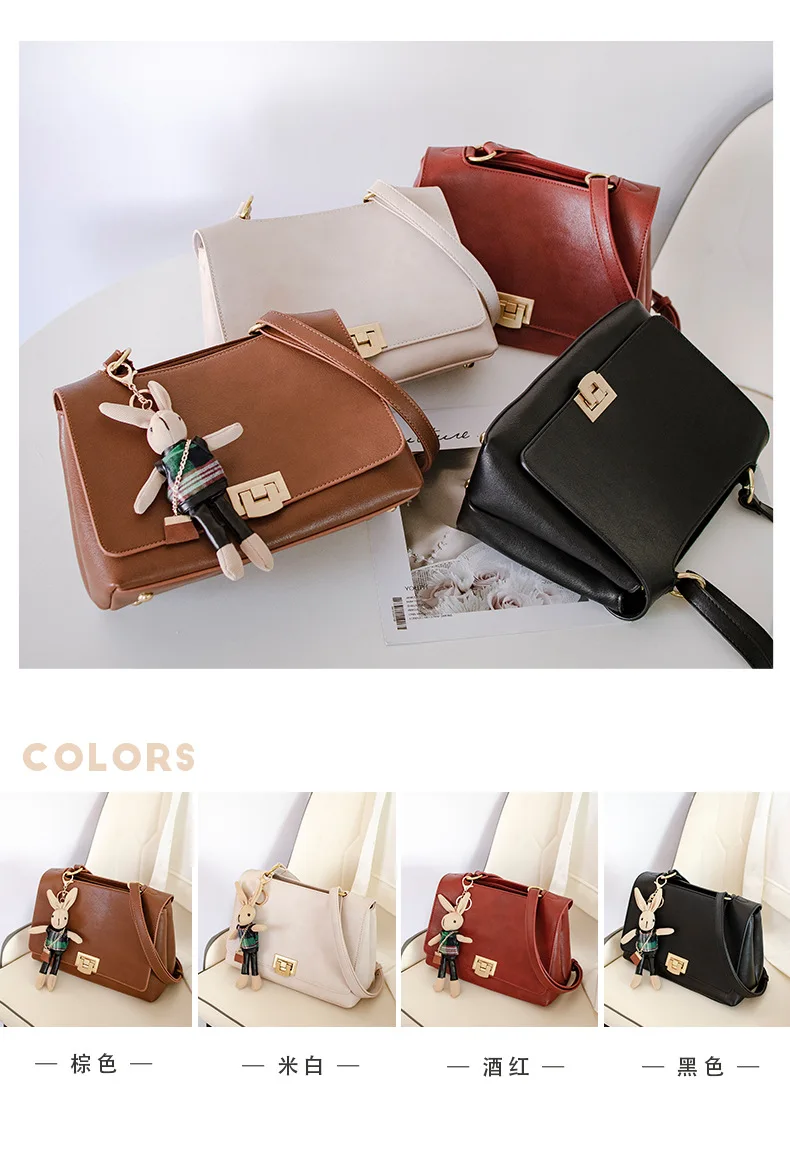 

Bags for Women Underarm Bag Female 2021 Design Autumn Texture Slung Fire Shoulder Bag Joker Pendant Messenger Bag Lipstick Bag