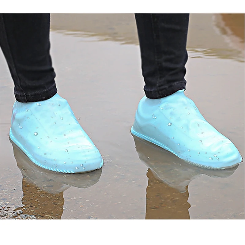 Непромокаемые чехлы для обуви многоразовые складные водонепроницаемые сапоги