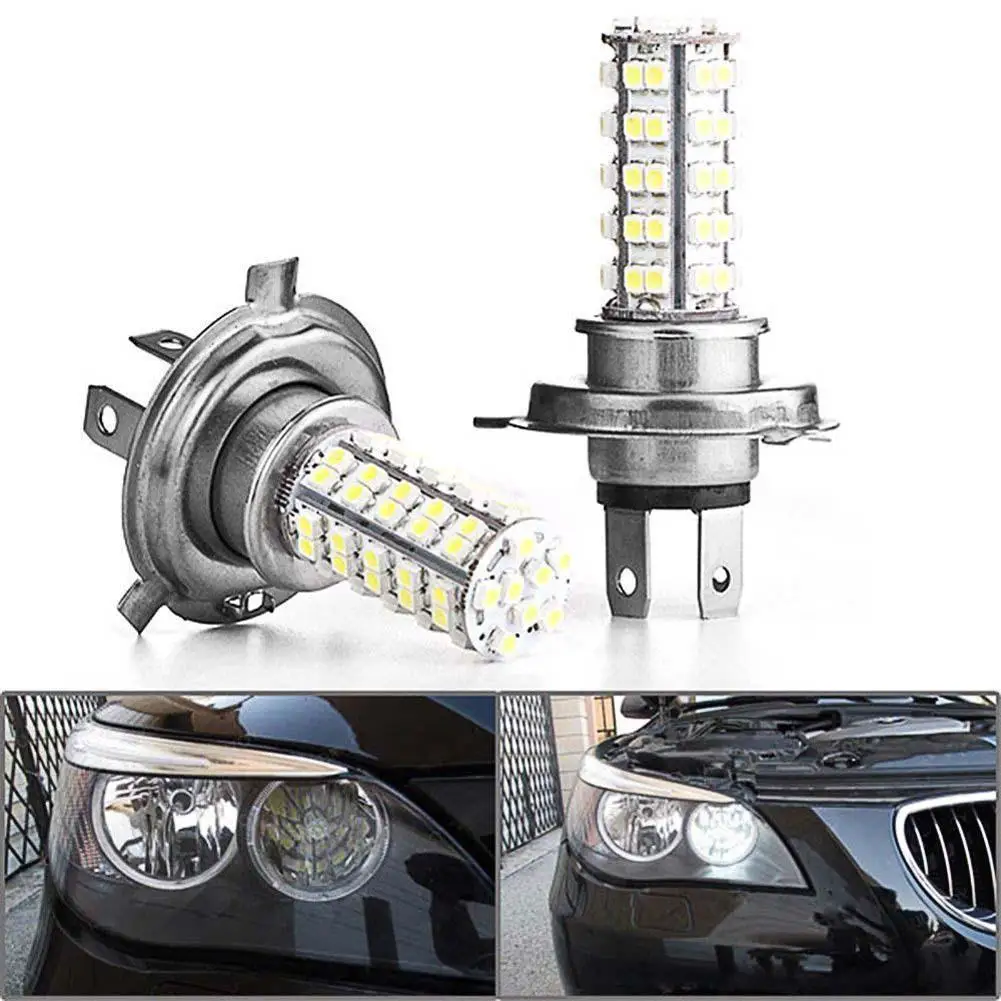 H4 120 SMD автомобильная лампа дальний и ближний свет светодиодные противотуманные