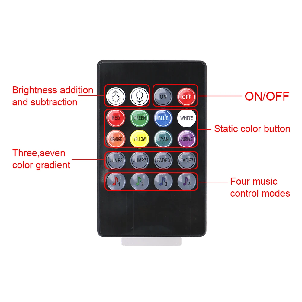 СВЕТОДИОДНЫЙ Автомобильный ножной светильник для естественного освещения с USB