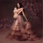 Реквизит для фотосъемки для беременных Одежда для беременных Тюлевое платье без рукавов для беременных полукруглая одежда для фотосъемки платье для беременных