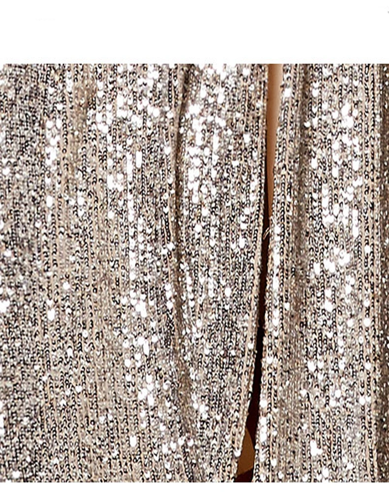 

Long Evening Dress Sequined Mermaid Full Sleeve Sexy Slim Formal Elegant Women Prom Gown Dresses Robe De Soiree Vestidos