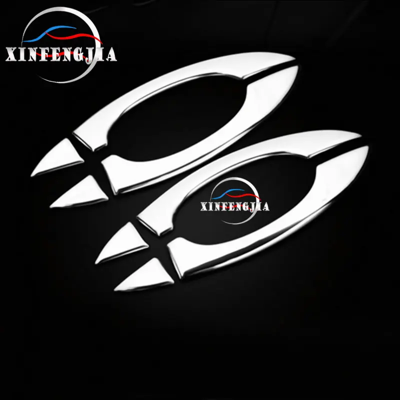 

For Audi A5 A4 B8 09-16 8x Chrome Outer Door Open Handle Bowl Decorator Cover Trim