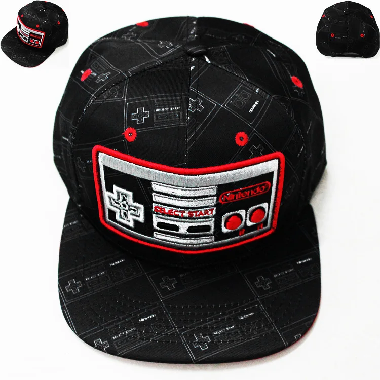 2021 Новый вышитый Классический игровой автомат Nintendo hip hop Hat Бейсболка|Мужские