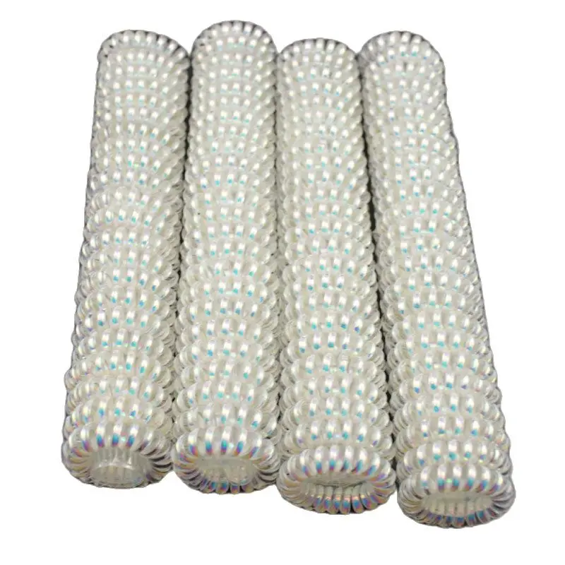 5 штук в наборе Белый AB цветные телефонный провод волосы кольцо десен Вьетнамки с