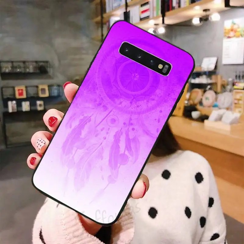 

Dream Catcher Good Luck Feather Phone Cases For Samsung A50 A51 A71 A20E A20S S10 S20 S21 S30 Plus ultra 5G M11 funda shell