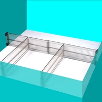 2pcsset adjustable drawer cabinet storage partition divider durable diy organizer for kitchen livingroom home organization