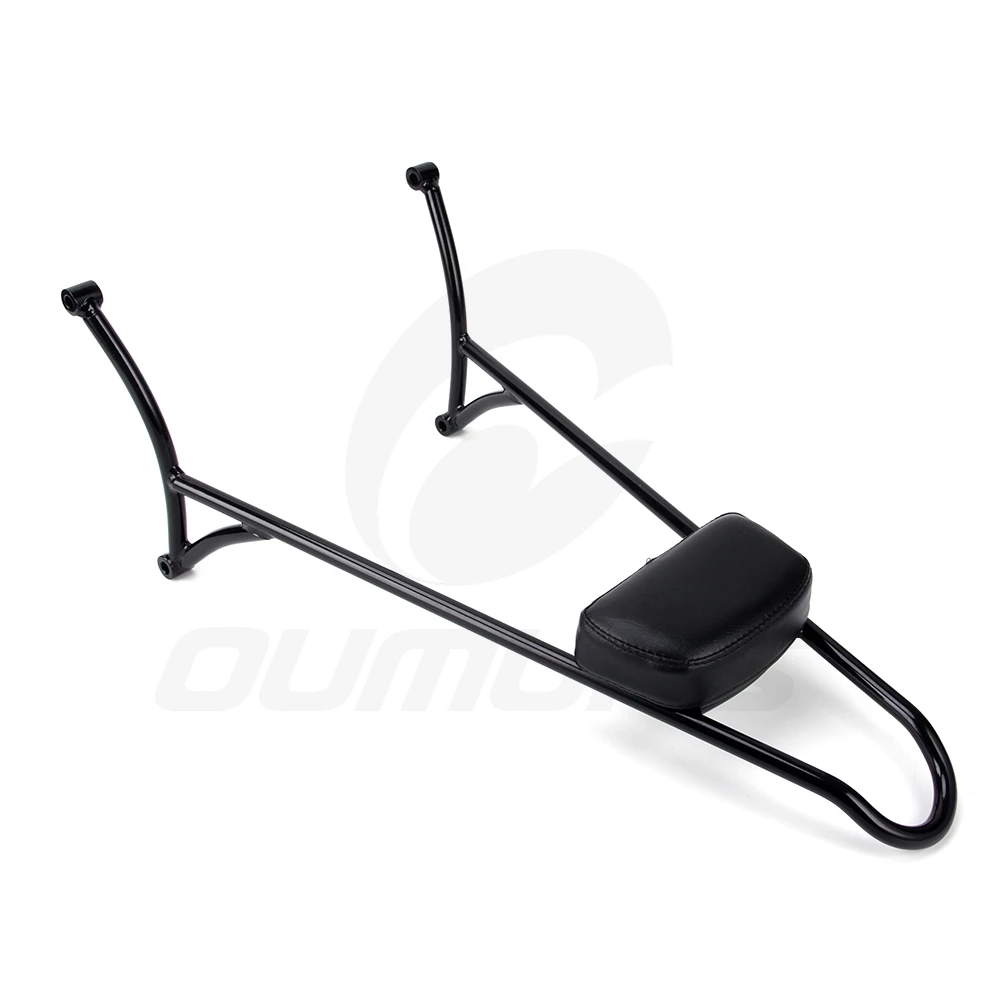 OUMURS мотоцикл пассажирский сидси бар спинки подушки Pad черный для Harley Iron Sportster XL883 XL1200 48 72 2004