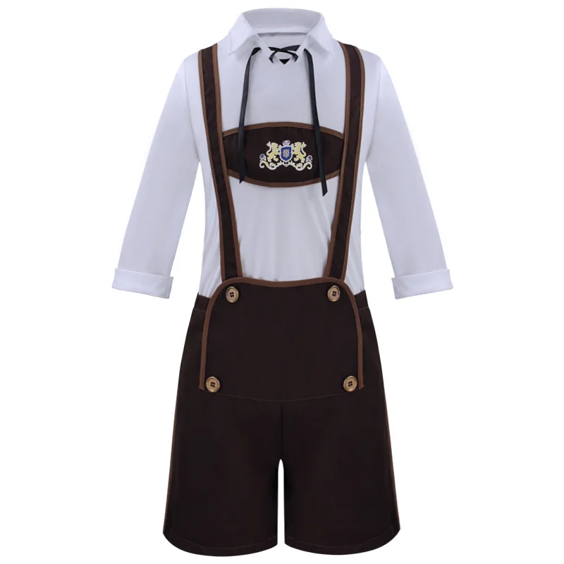 Роскошный мужской костюм на Октоберфест Lederhosen 3 шт./компл. немецкий баварский
