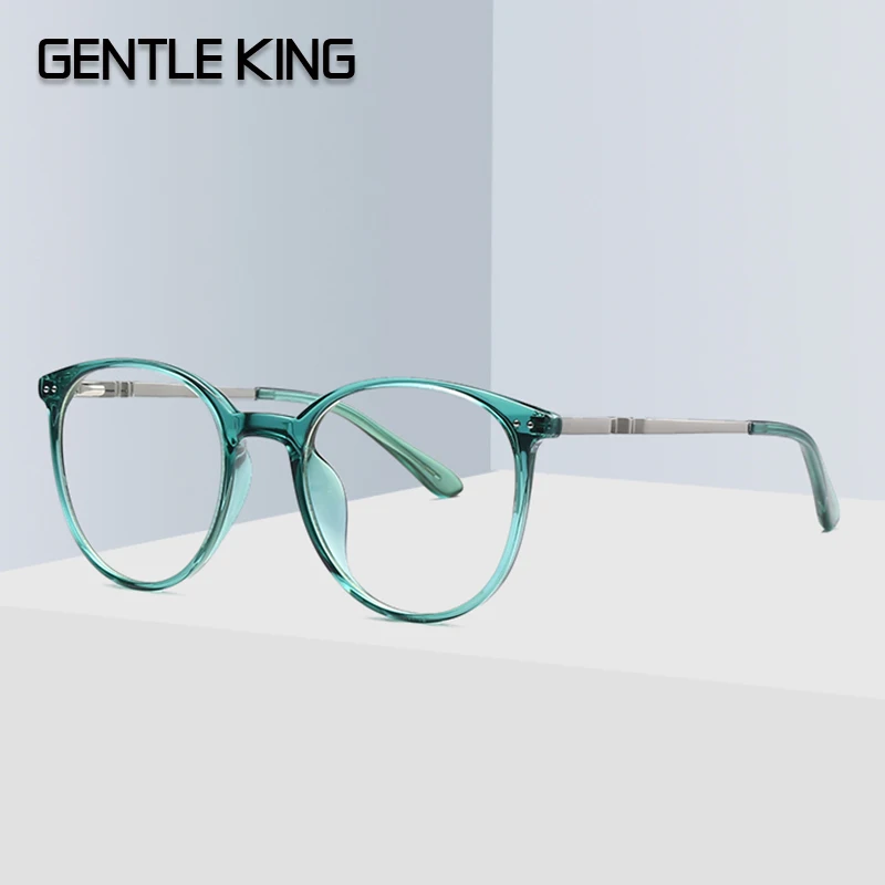 

GENTLE KING TR90 Fashion Optical Glasses For Men Women Blue Light Blocking Lens Male Computer Frame Protective Goggle