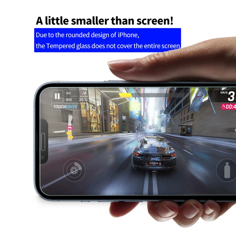 Закаленное стекло 4 в 1 для iPhone 13 Pro Max 11 12 mini Защитное экрана камеры x xs | Мобильные