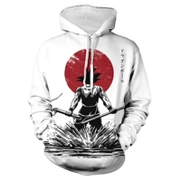 mens sweatshirt with hood and 3d printing japanese goku childrens anime jacket casual fashion spring and autumn 2021 hip h