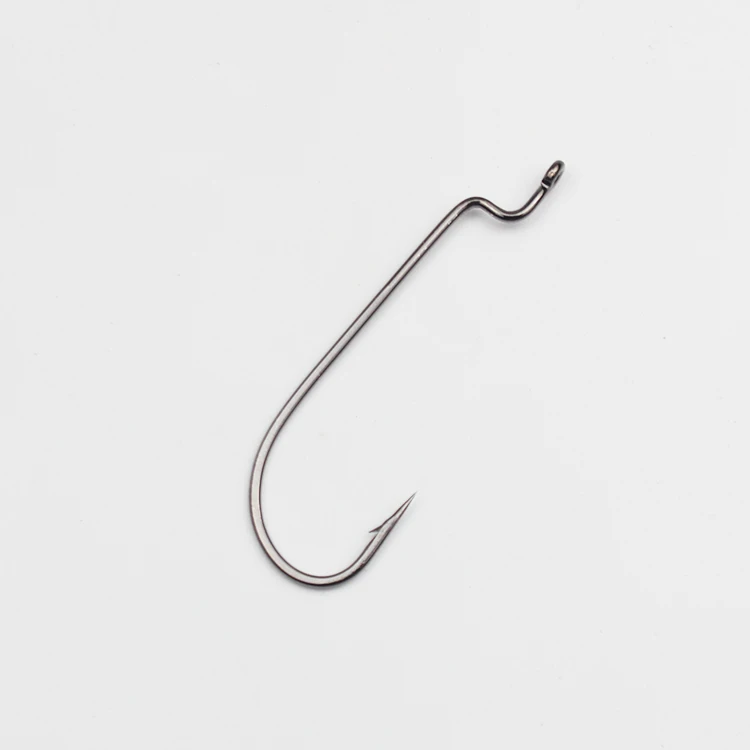 50 шт./лот рыболовный крючок из углеродистой стали с широкой рукояткой для мягкой
