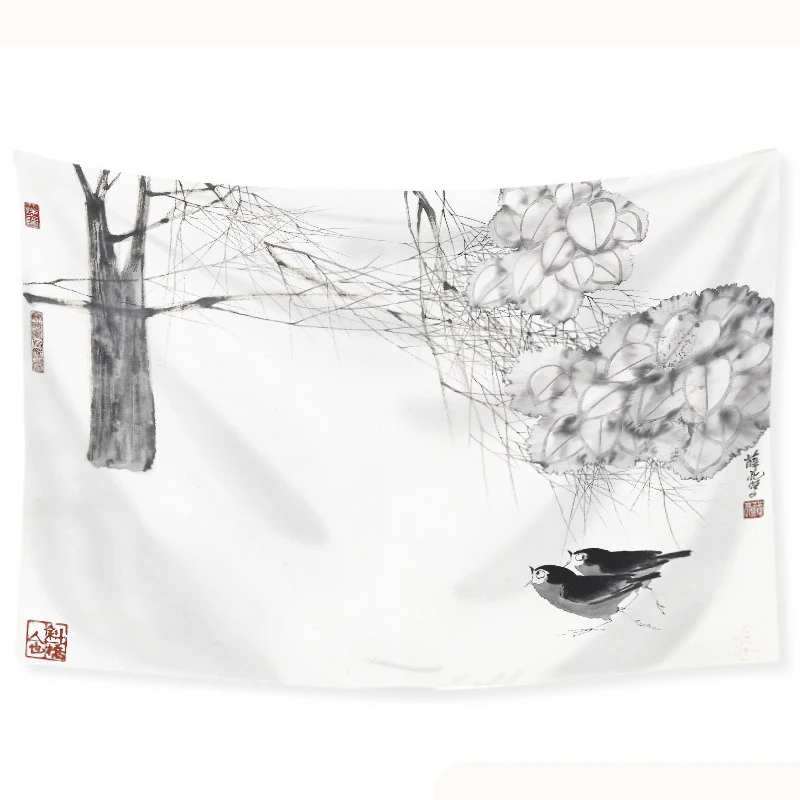 

china style mountain tapestry wall tapiz colgante de pared drop shipping blanket wall cloth