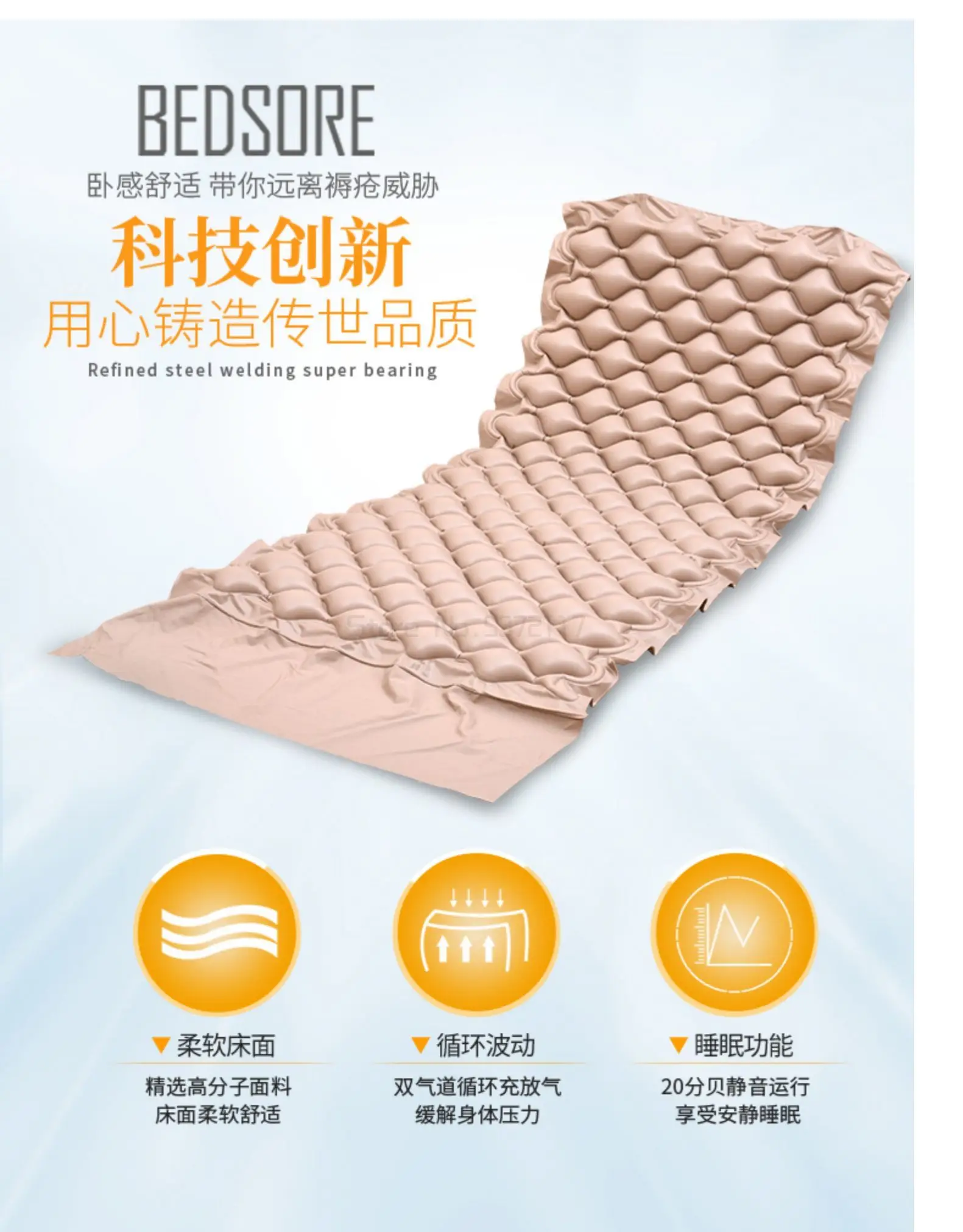 Медицинская Больничная кровать с переменным давлением воздушный матрас насосом