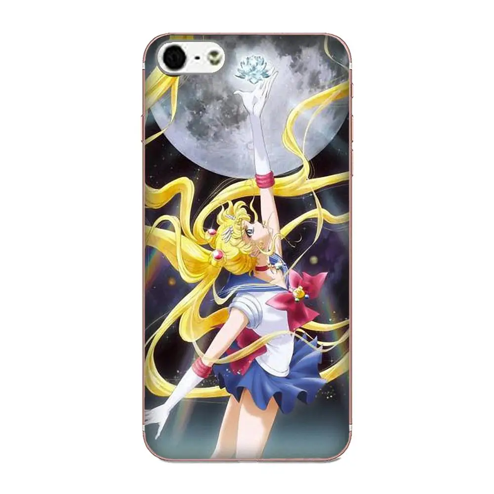 For Sony Xperia Z Z1 Z2 Z3 Z4 Z5 compact Mini M2 M4 M5 T3 E3 E5 XA XA1 XZ Premium TPU Patterns Japanese Anime Cute Sailor Moon | Мобильные
