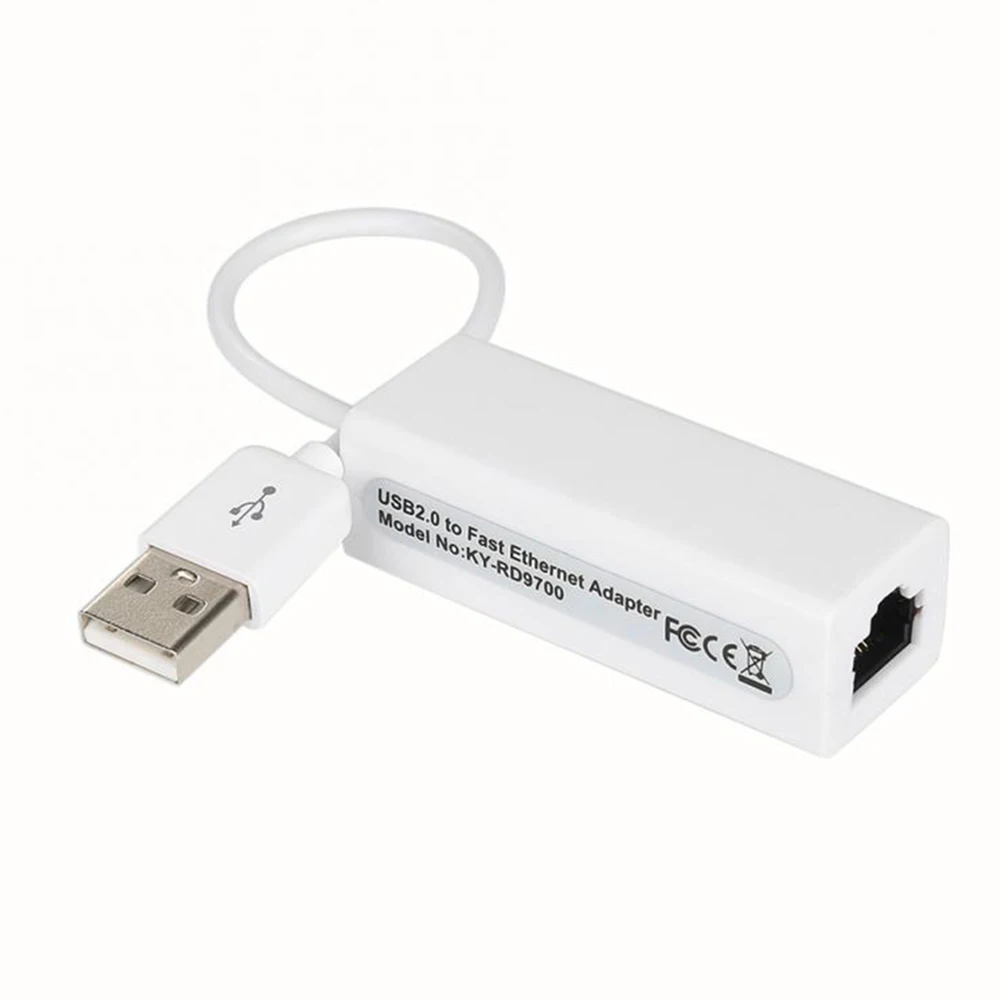 USB Ethernet Adapter 10Mbps Network Card RJ45 C Lan For Windows 7/8/10 Laptop Computer D9700 Wired Internet Cable | Компьютеры и офис