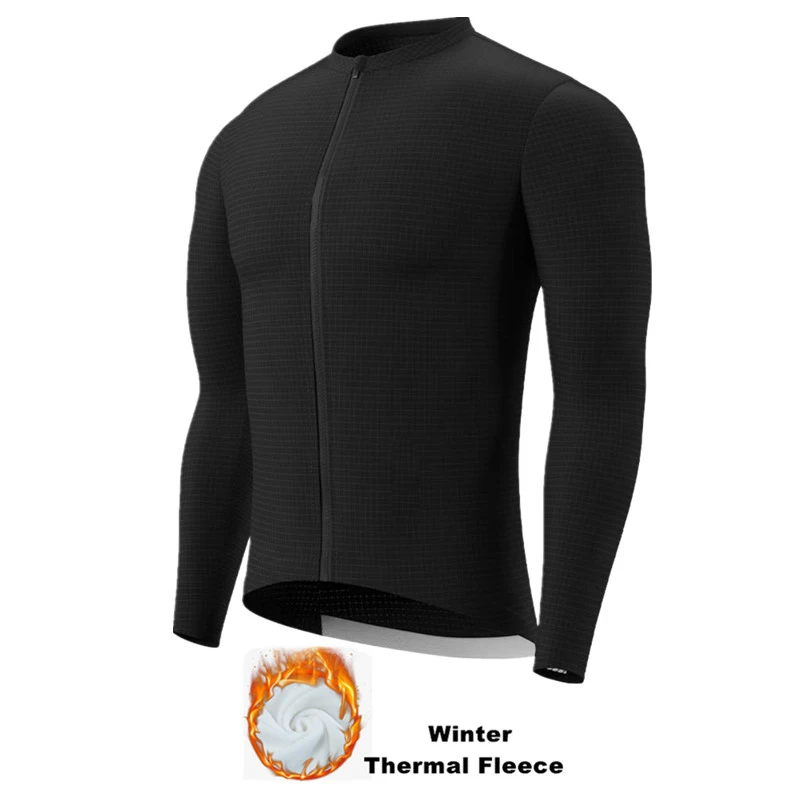 

Зимняя Теплая Флисовая одежда для велоспорта с длинным рукавом, Мужская велосипедная Джерси, одежда для горного велосипеда, велосипедный к...