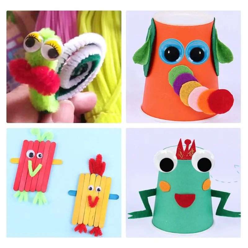 

Colorful Eyelash Dolls Eyes For Toys Googly Used Doll Accessories