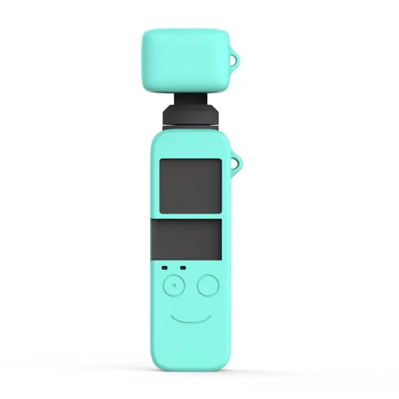 Y1UB 1Set Soft Silicone Case Protective Cover Lens Housing Skin Shell for dji Pocket Gimbal Camera Accessories Kit