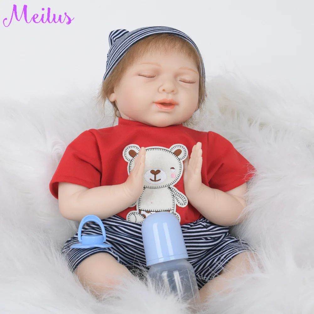 22 &quotРеалистичная кукла-Реборн детские игрушки милая Спящая девочка младенцы Boneca