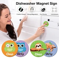 dishwasher magnet clean dirty sign dish washer reversible indicator universal double sided kitchen dishwasher magnet heathly