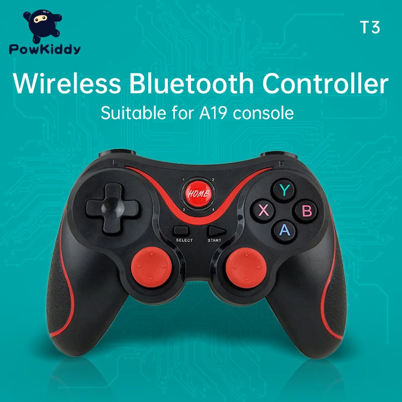 

Powkiddy T3 Wireless Joystick Bluetooth 3.0 Game Handle, Suitable For A19 Console Tablet Android Smartphone PC Game Controller