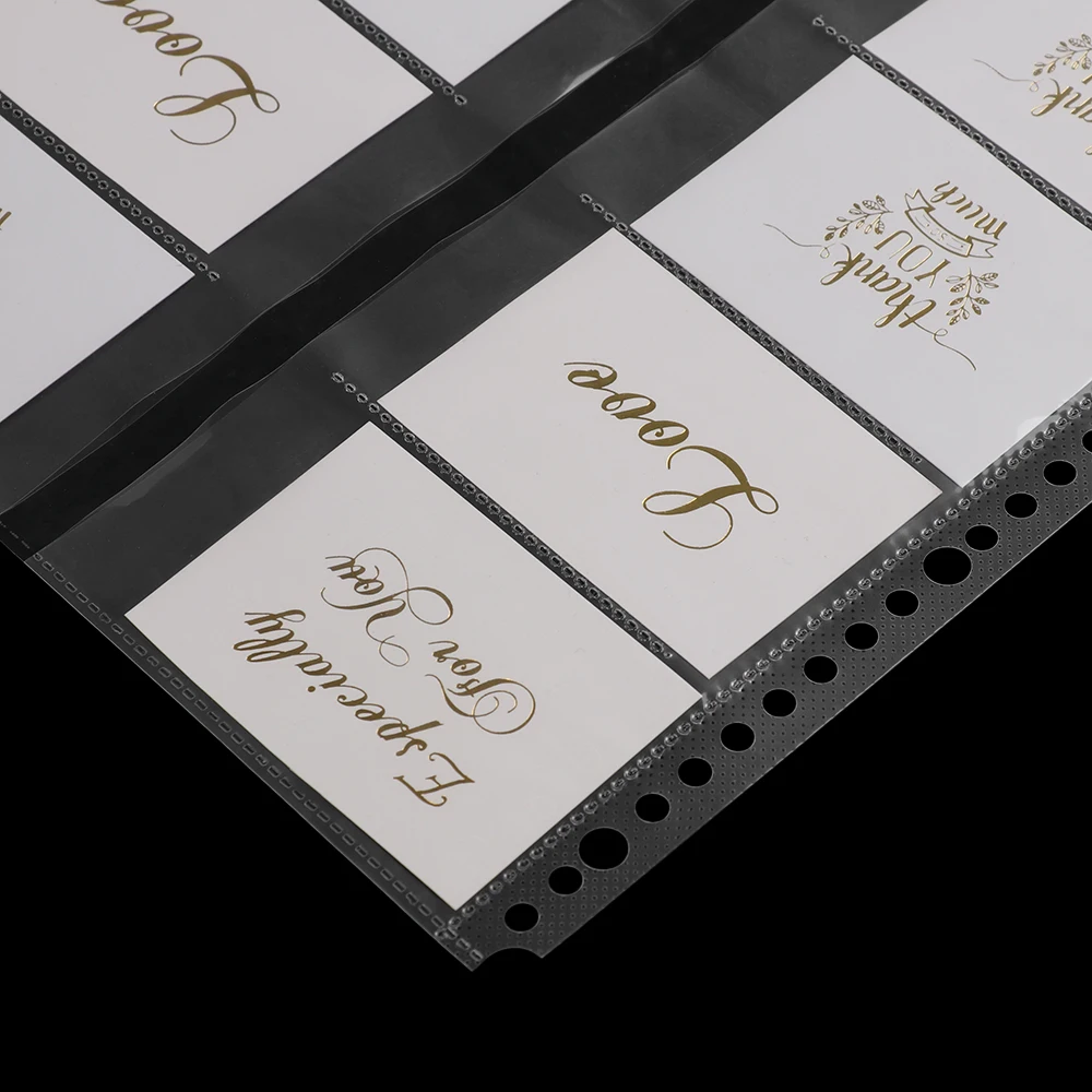 2 шт. прозрачные листы из ПВХ с отрытыми листьями двухсторонняя Защитная сумка