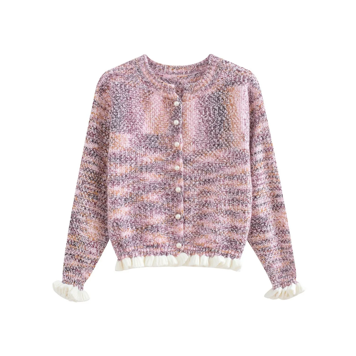 Осень 2019 новый корейский вариант мешковатый вязаный свитер короткий маленький