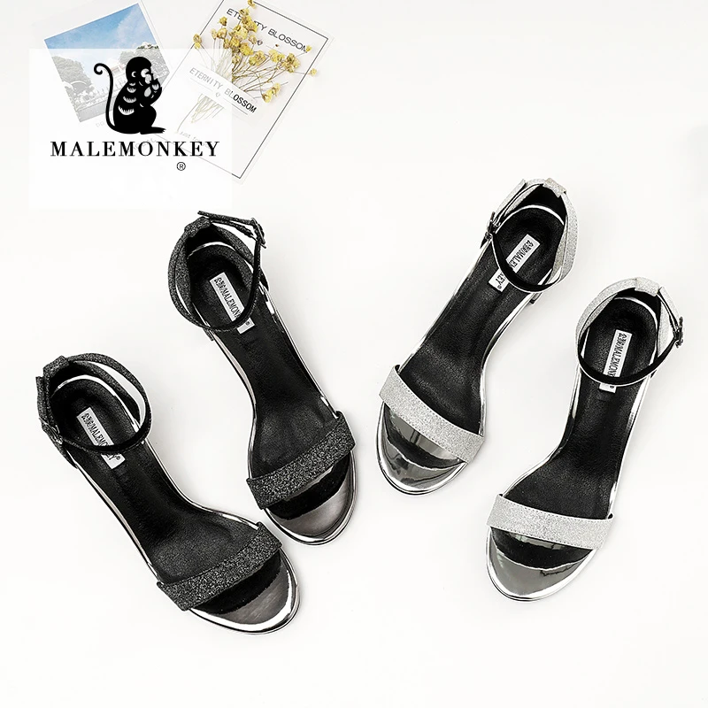 

Fashion Woman Sandals 2021 Summer Sexy High Heels Design Matching Dress Elegant Outdoor Comfortable Rubber Sole Sandals Ladies