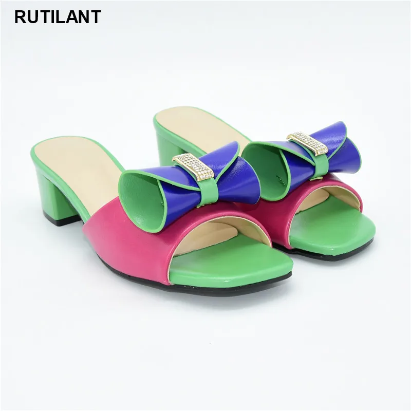 Женские босоножки на среднем каблуке элегантные туфли лодочки без застежки