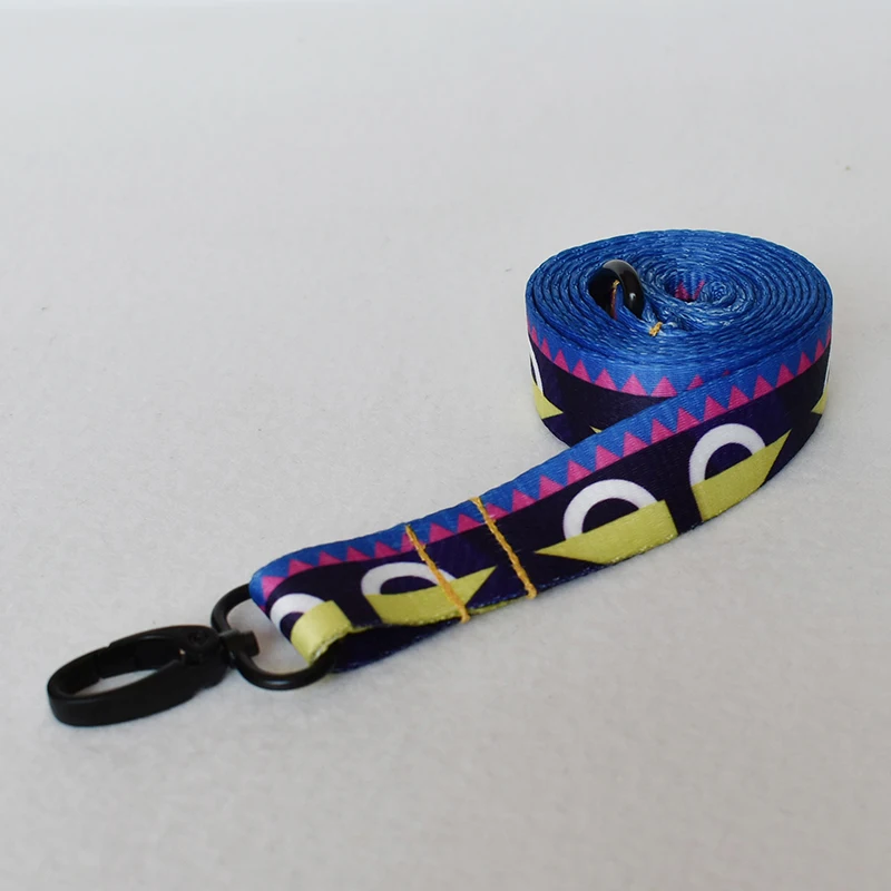 Нейлоновый Поводок для собак ошейник синего цвета с бесплатной гравировкой