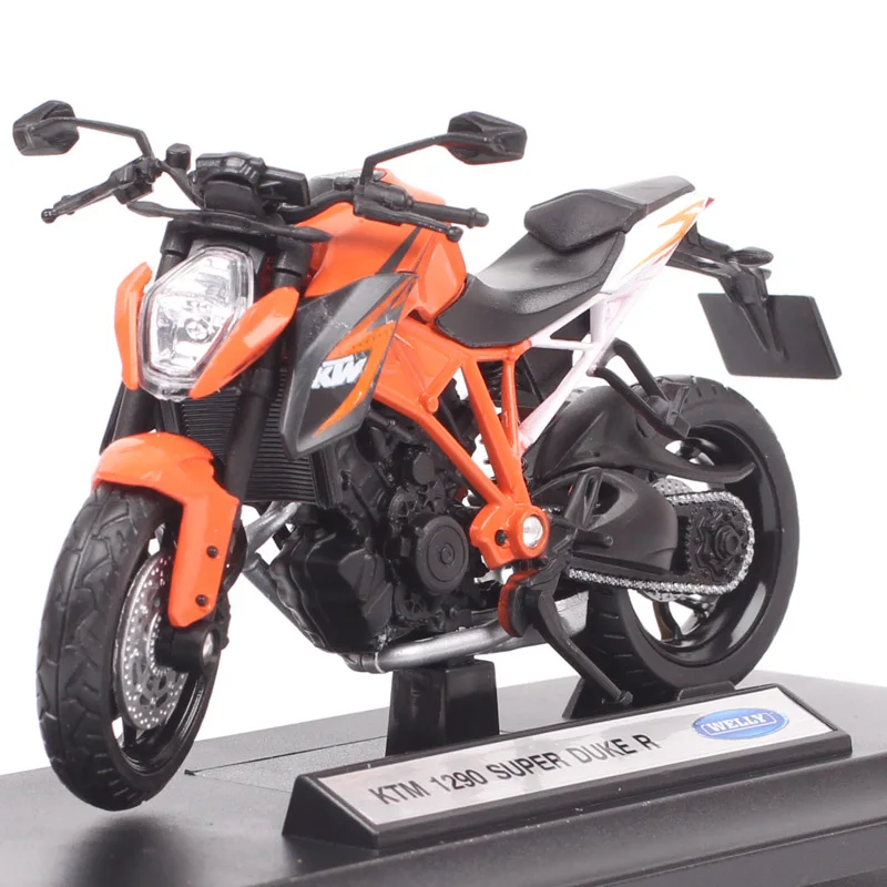 

Маленькая модель мотоцикла Welly 1:18 Масштаб 1290 Super Duke R, Литые и игрушечные автомобили, игрушки для детей