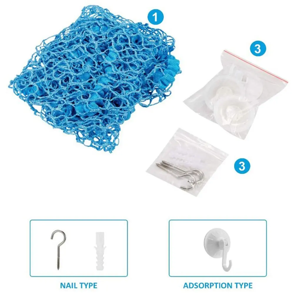 

2pcs Fashion Kid Room Toys Stuffed Corner NetHammock Storage Pet Plush Hammock Holder Organize Storage Playroom