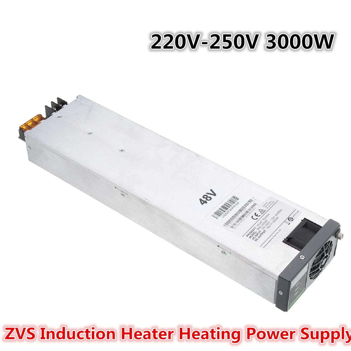 3000 Вт AC220V-250V to DC 48V 62A ZVS импульсный источник питания для индукционного нагревателя