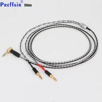 preffair 3 52 54 4mm balanced silver plated upgrade cable for he400i he1000 he6 he500 he560 edx v2 headphones