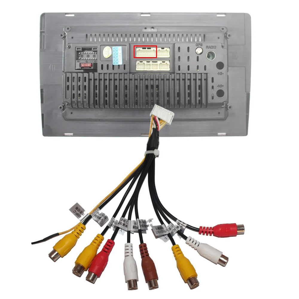 Автомобильный стереоприемник HACTIVOL 20 Pin разъем RCA Выход AUX жгут проводов