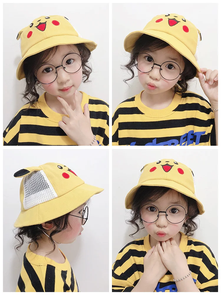Летняя Панама для детей Весенняя тонкая тканевая пляжная шляпа мальчиков и