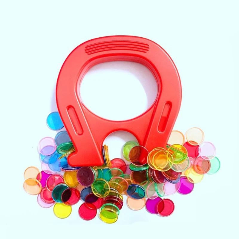 2020 Детские обучающие игрушки Монтессори набор магнитных палочек с прозрачными