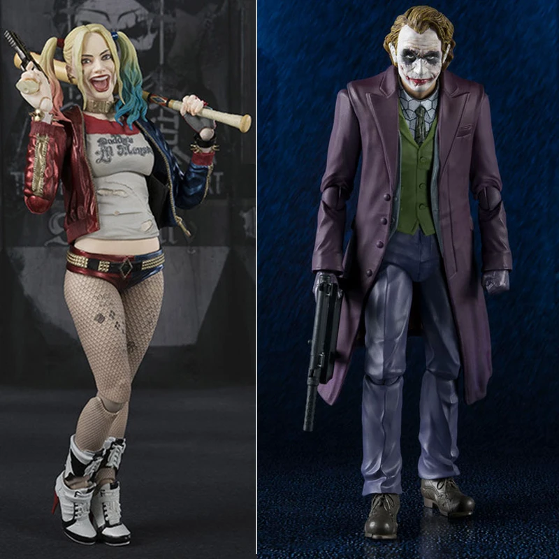 MAFEX 051 экшн-фигурка Джокера SHF Heath Ledger Joker Quinn Темный рыцарь коллекционные игрушки