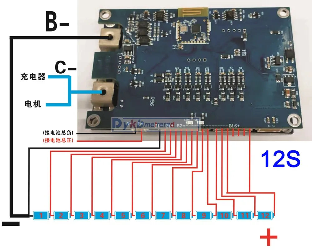 5S 16S Smart Bluetooth 40A 80A 100A 150A Li Ion Lifepo4 LTO плата защиты литиевых батарей BMS 7S 8S 10S 12S 14S 24V 36V