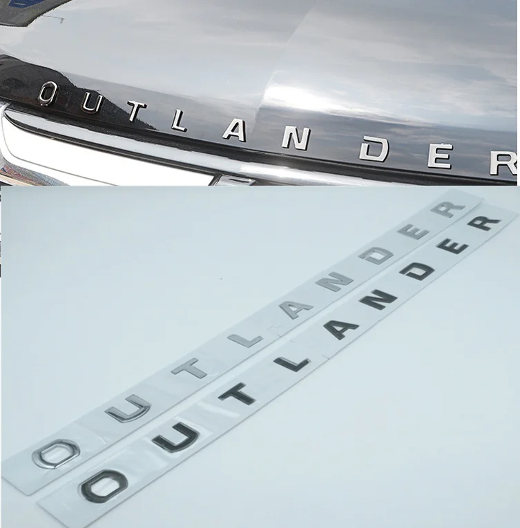 1 шт. Новинка 3D ABS OUTLANDER Автомобильная буква Передняя головка капота Гриль