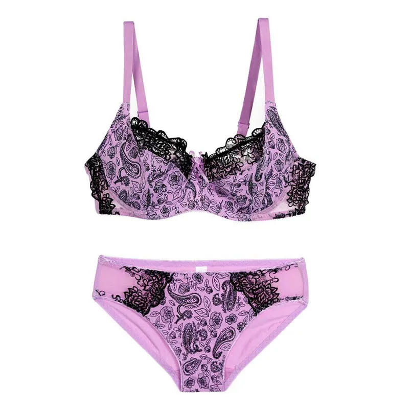 Женский сексуальный комплект бюстгальтеров кружевное Сетчатое Ультра тонкое