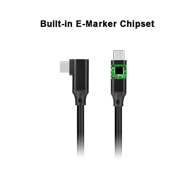 Изогнутый кабель usb 3.2 Type-C 100 Вт PD 5 А 4K при 60 Гц 20 Гбит/с USB-C Gen 2 шнур для Macbook Pro Nintendo