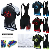 2021 new cycling jersey set mens short sleeve racing bicycle clothes suit summer mountain bike cycling clothing ropa ciclismo