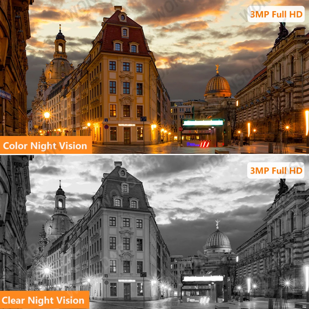 3MP HD IP камера WiFi уличная 10X зум PTZ автослежение звездный свет ночное видение мини