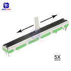 Потенциометр скольжения diymore 5 шт.лот, резистор B103 10 кОм, потенциометр скольжения, Двойной линейный 10K потенциометр