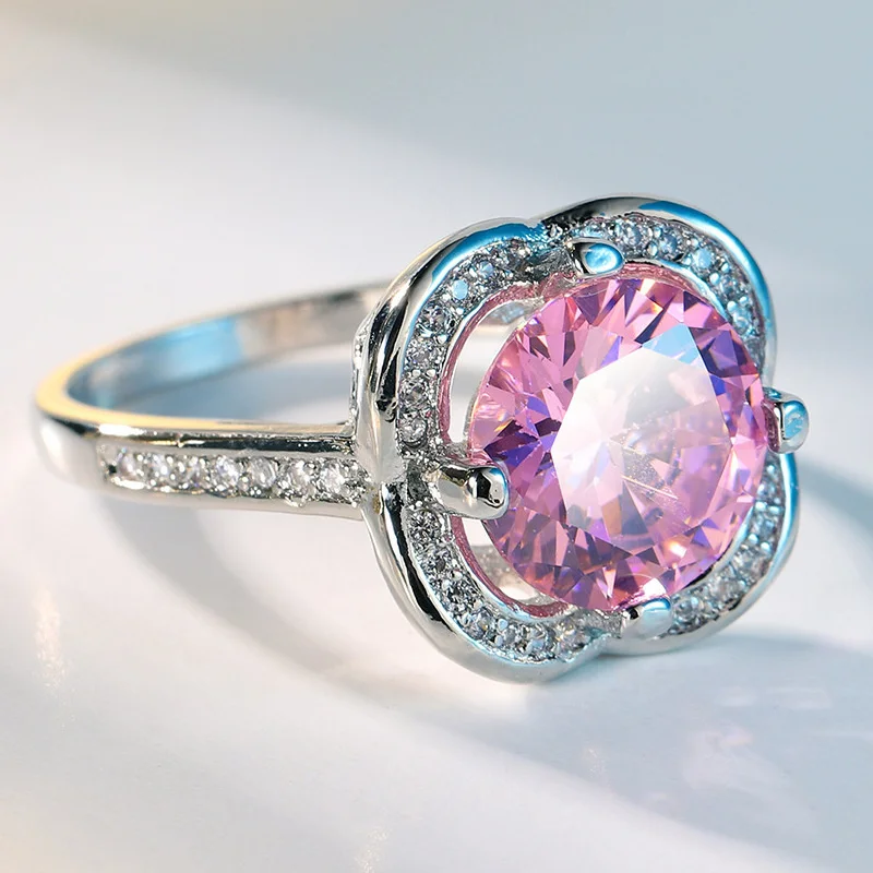 

Женское Винтажное кольцо из серебра 925 пробы с цирконом