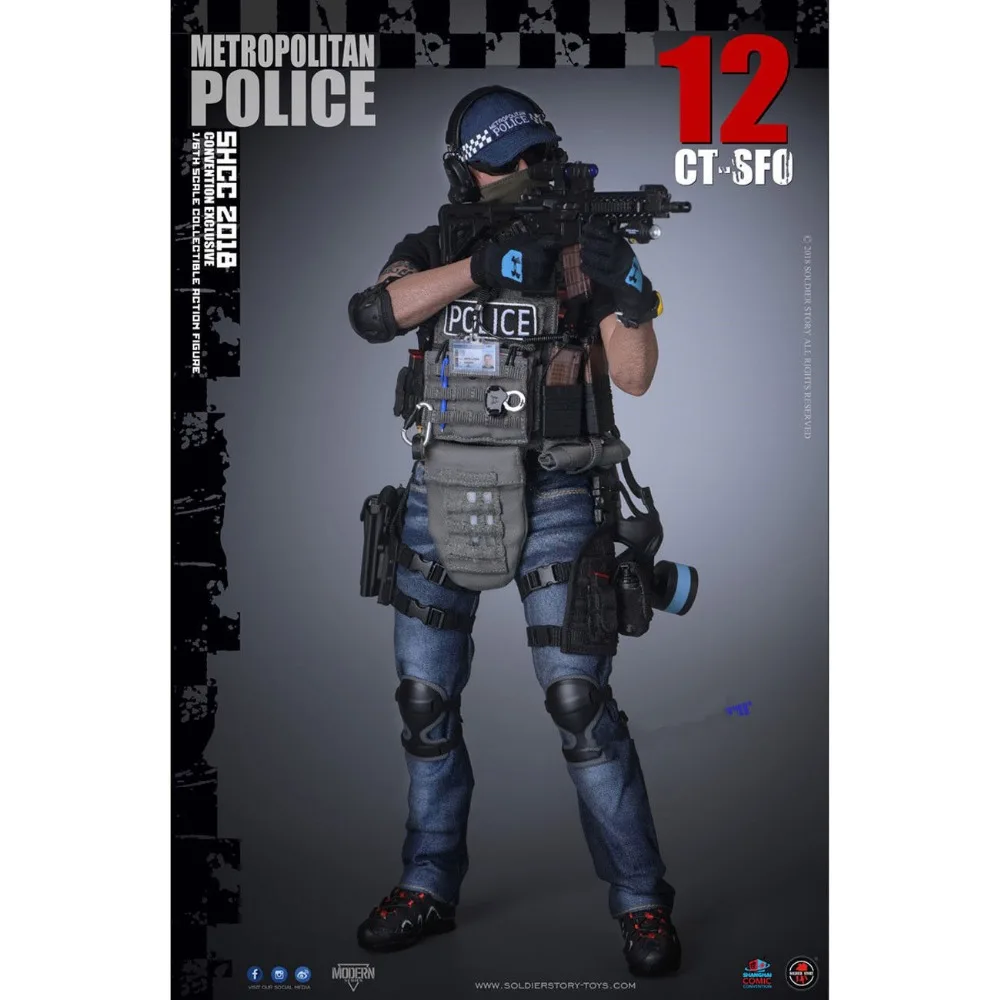 2018 SHCC SS112 Soldier Story 1/6 CONVENTION эксклюзивный CT SFO фигурка Новинка|Игровые фигурки и